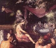 cornelis cornelisz The Wedding of Peleus and Thetis oil painting on canvas